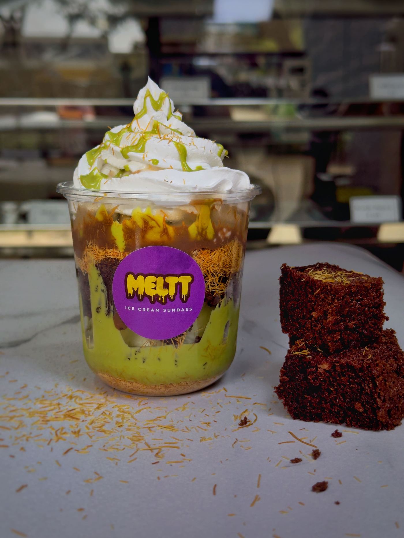 Dubai Kunafa Sundae